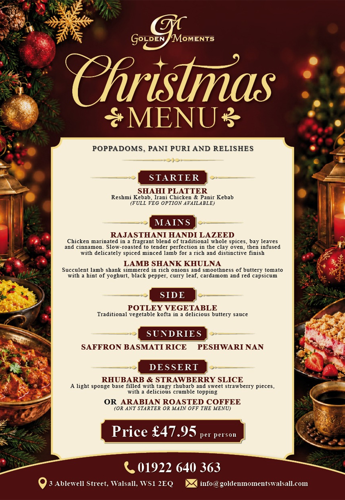 Christmas Menu